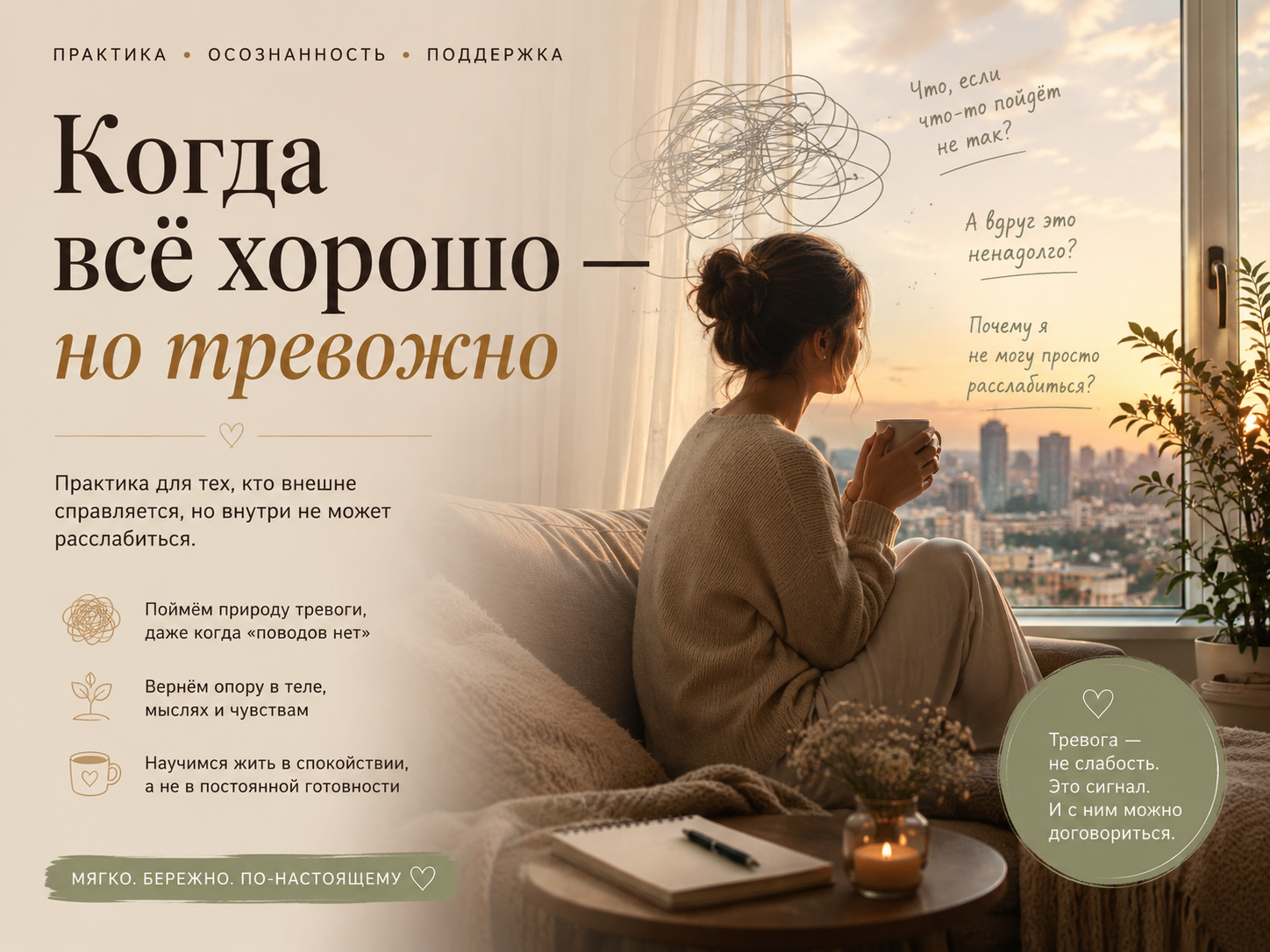 Когда всё хорошо — но тревожно — иллюстрация к практике